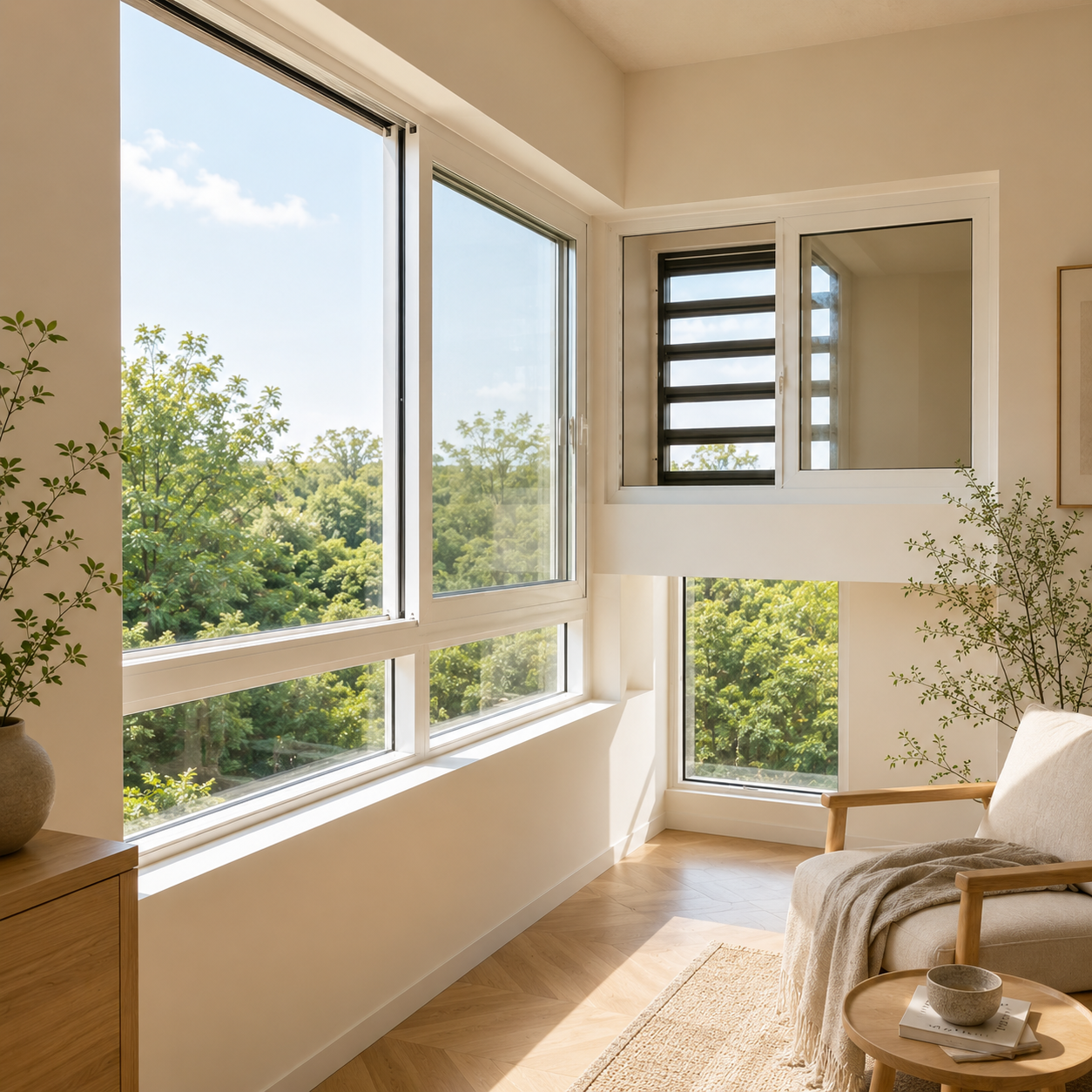 88 Series Steel-Reinforced uPVC Sliding Window