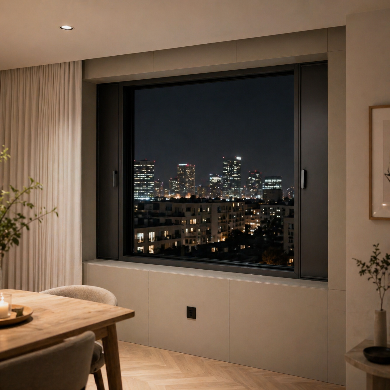 85  Thermal Break Aluminum Window with Trickle Vent