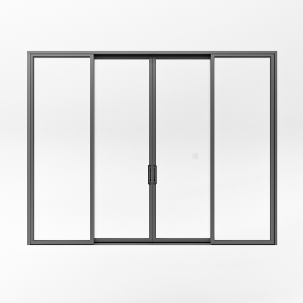 45 Series Slim Frame Aluminum Interior Sliding Door