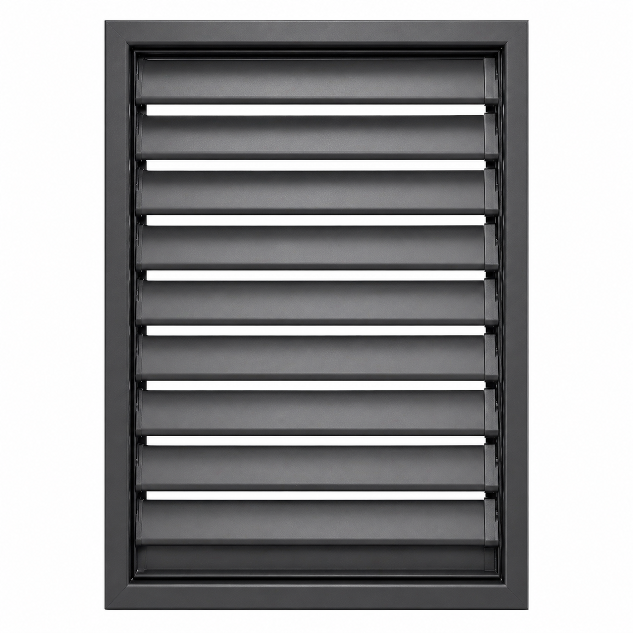Natural Ventilation Glass Louvered Windows