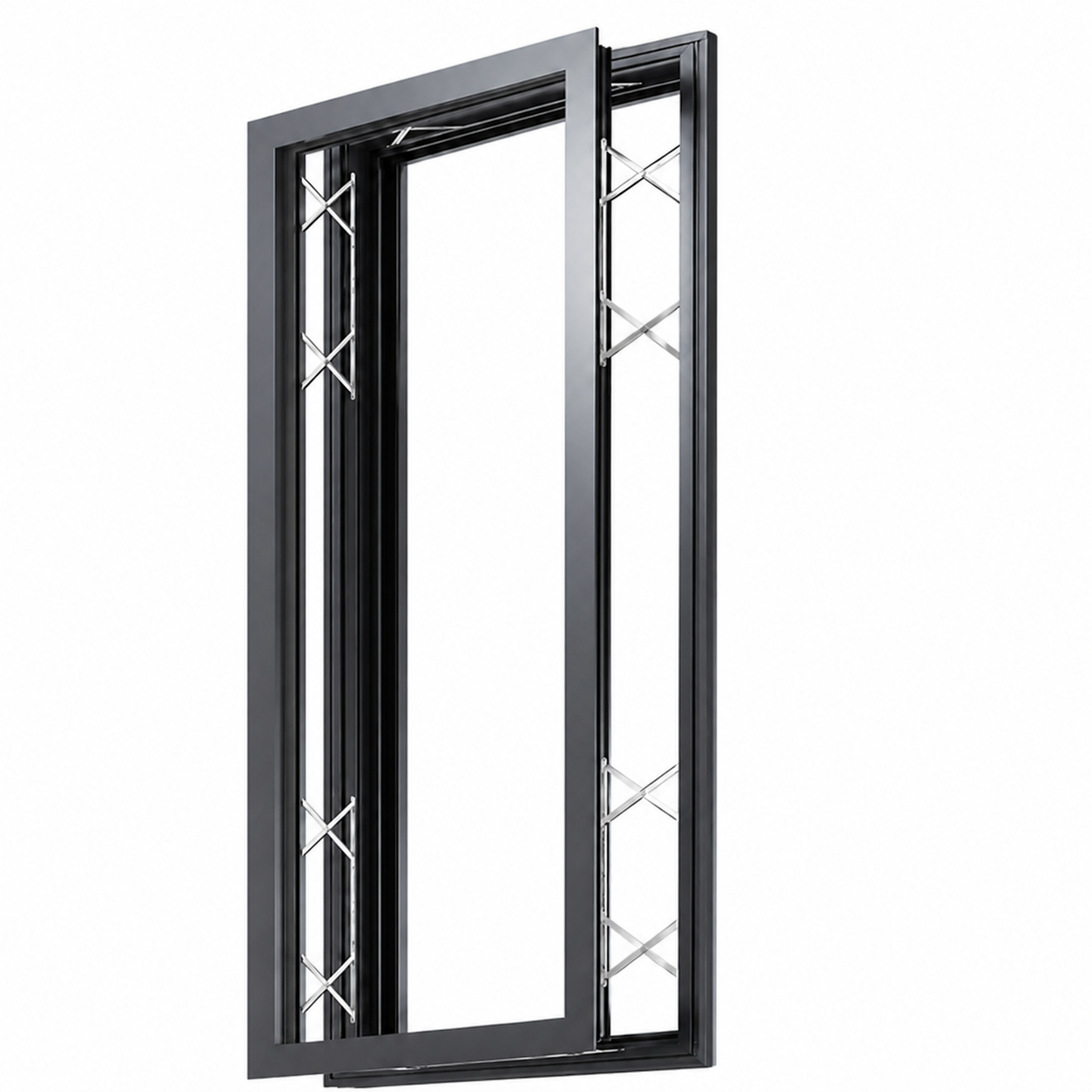113 Series Aluminum Curtain Wall Parallel Opening Window