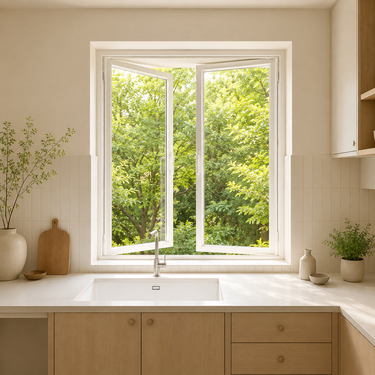 60 Series Steel-Reinforced uPVC Casement 