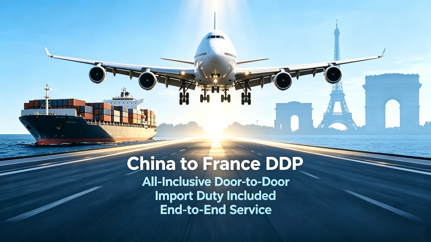 Cina-Francia DDP — Consegna porta a porta completa