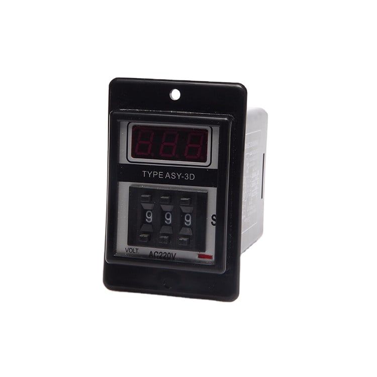 ASY-3D 5A Digital Timer – 0-999s/m/h Multifunction Relay