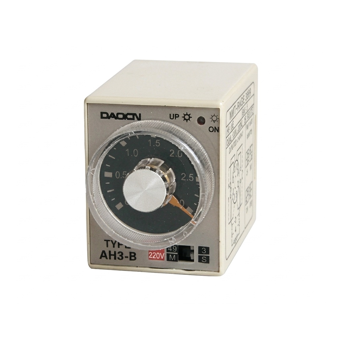 AH3-B Timer Relay 5A – Universal Panel Mount Delay