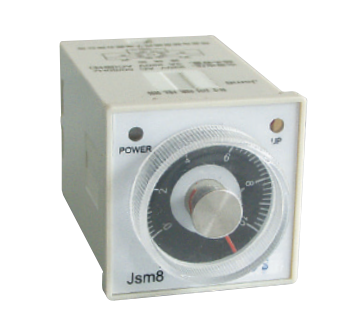 JSM8-A Timer 5A – 15 Ranges 1s-5h Panel Mount