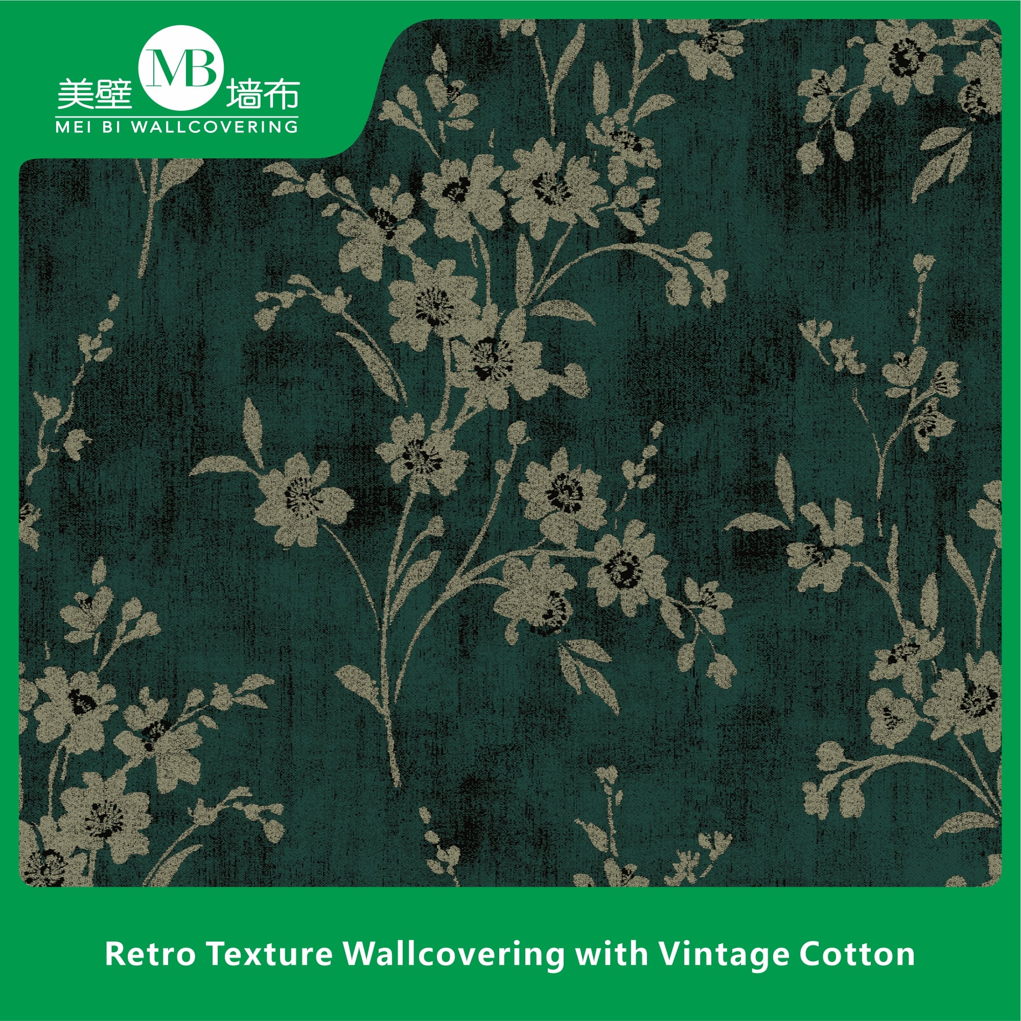 Retro Texture Wallcovering with Vintage Cotton-Linen Texture - Suitable for American Retro Style, Wall Decoration for Living Rooms & Bedrooms