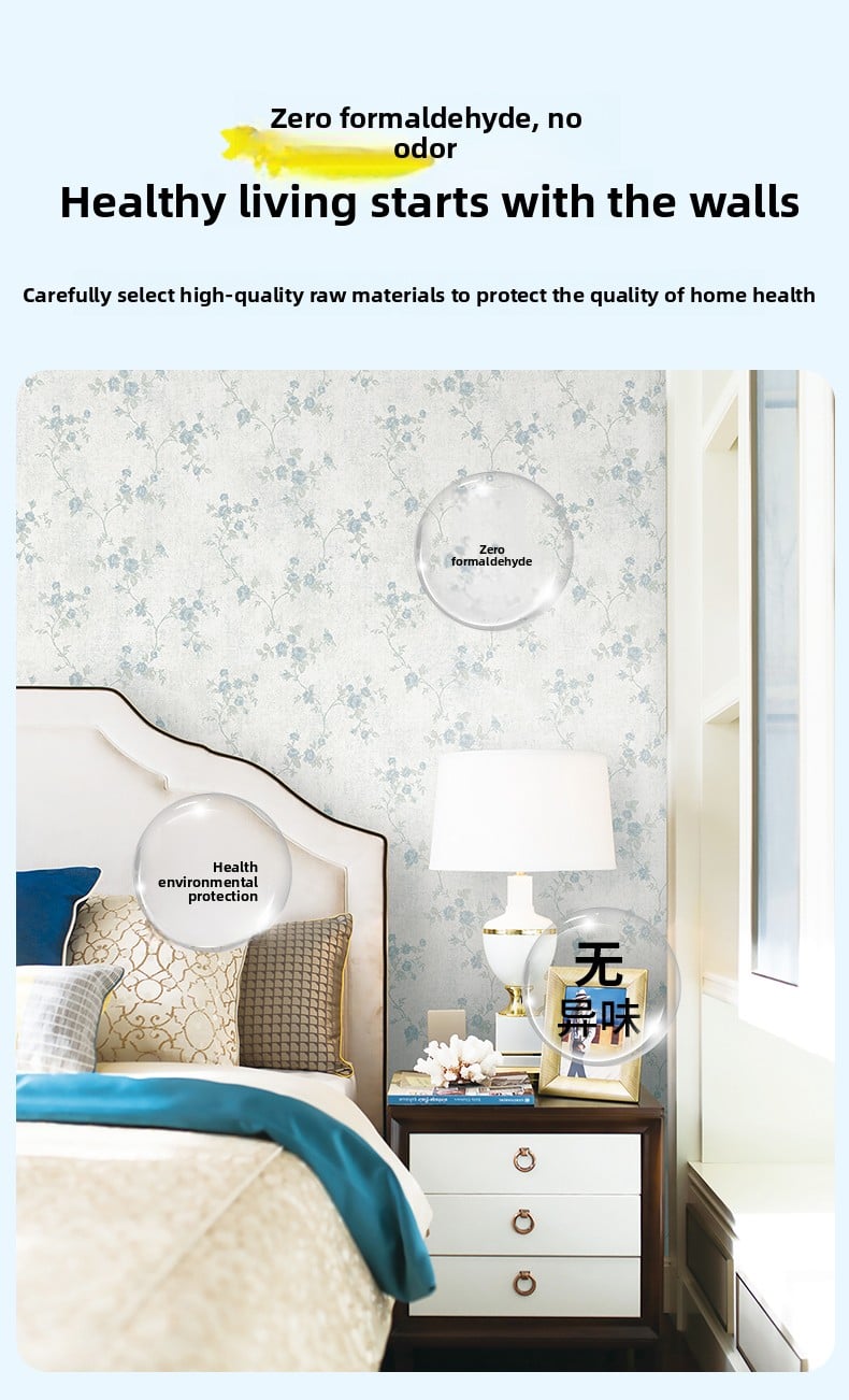 How can European flower wallpaper upgrade your living room?