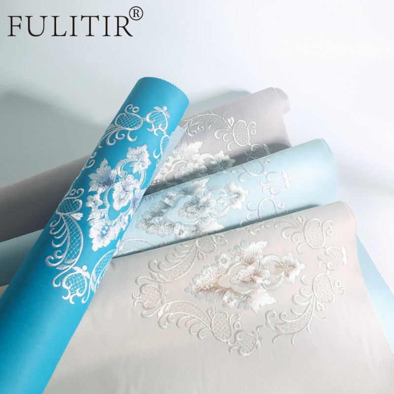Manufacturer of Custom Embroidered New-Style Wallcoverings - Seamless Whole-House Wallcoverings with a Light Luxury Style, High-End and High-Precision, Suitable for Bedroom and Living Room Backgrounds.