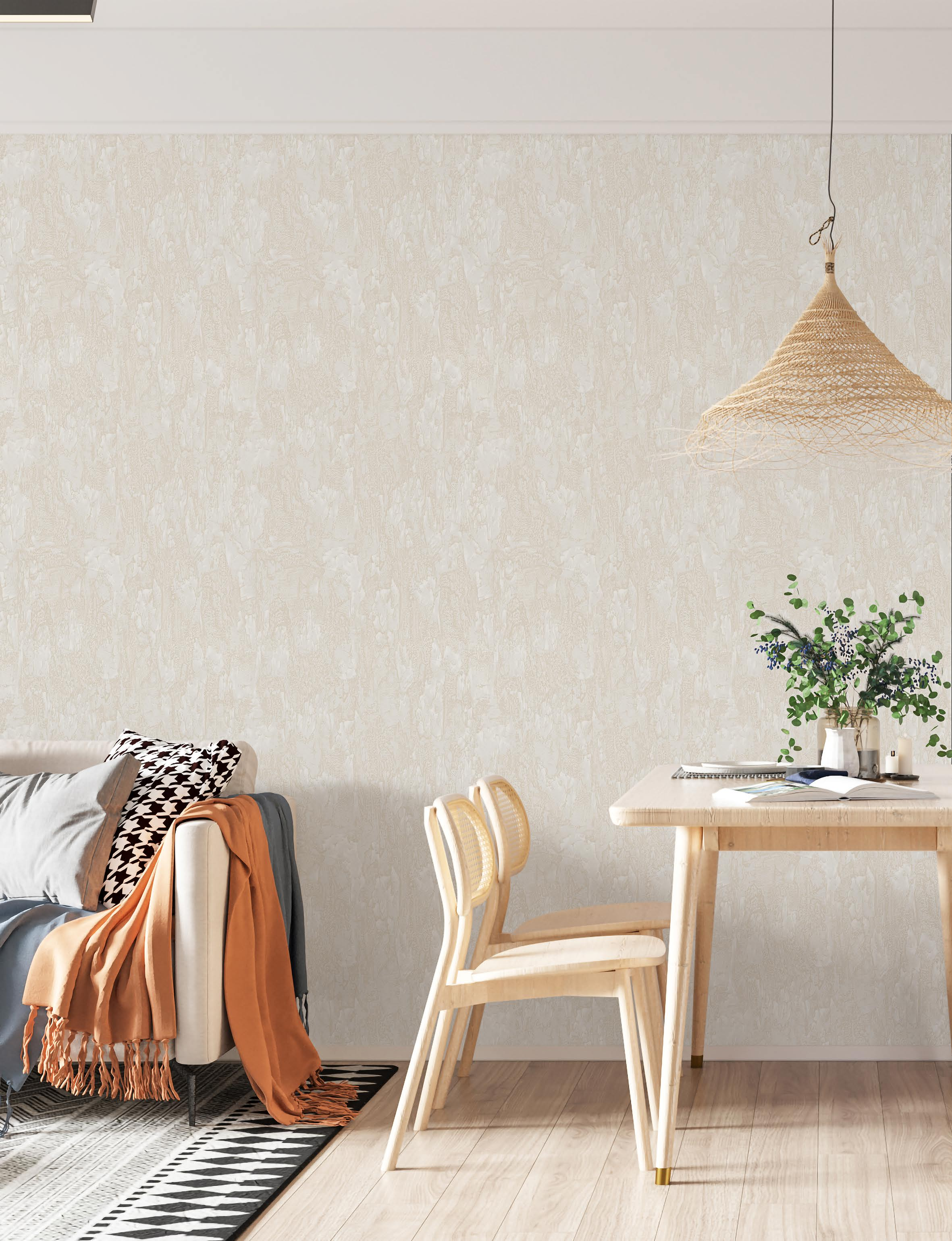 Japanese Minimalist Small-Texture Wall Paper - Delicate Texture + Breathable Feel, Wall Decoration for Living Rooms, Bedrooms & Studies