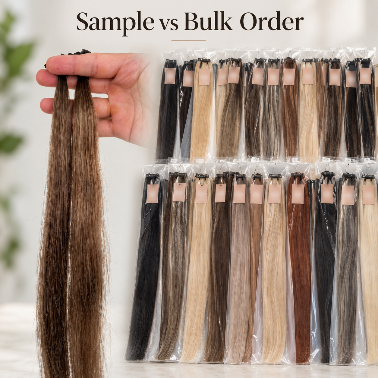 Why Hair Extension Sample Quality Can Differ From Bulk Orders