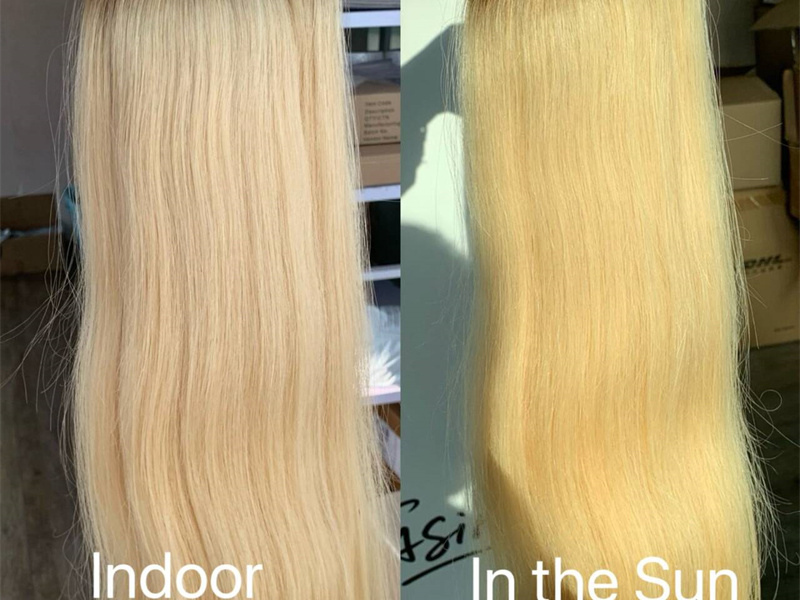 Why Do human hair extension Colors Look Different?