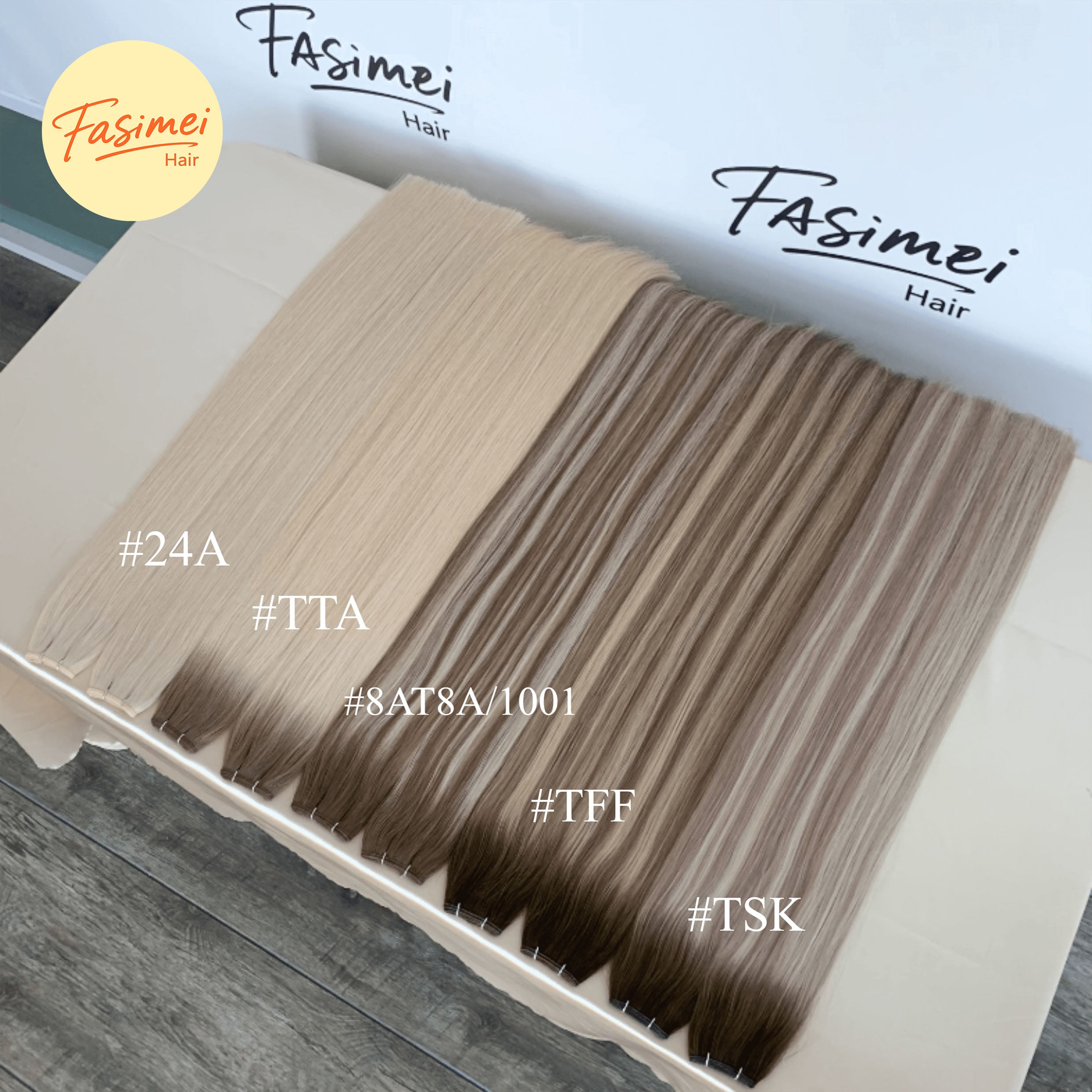 Mejor Fábrica al por Mayor Cabello Humano Virgen Natural Sin Procesar Genius Weft Invisible en Stock Envío Nocturno