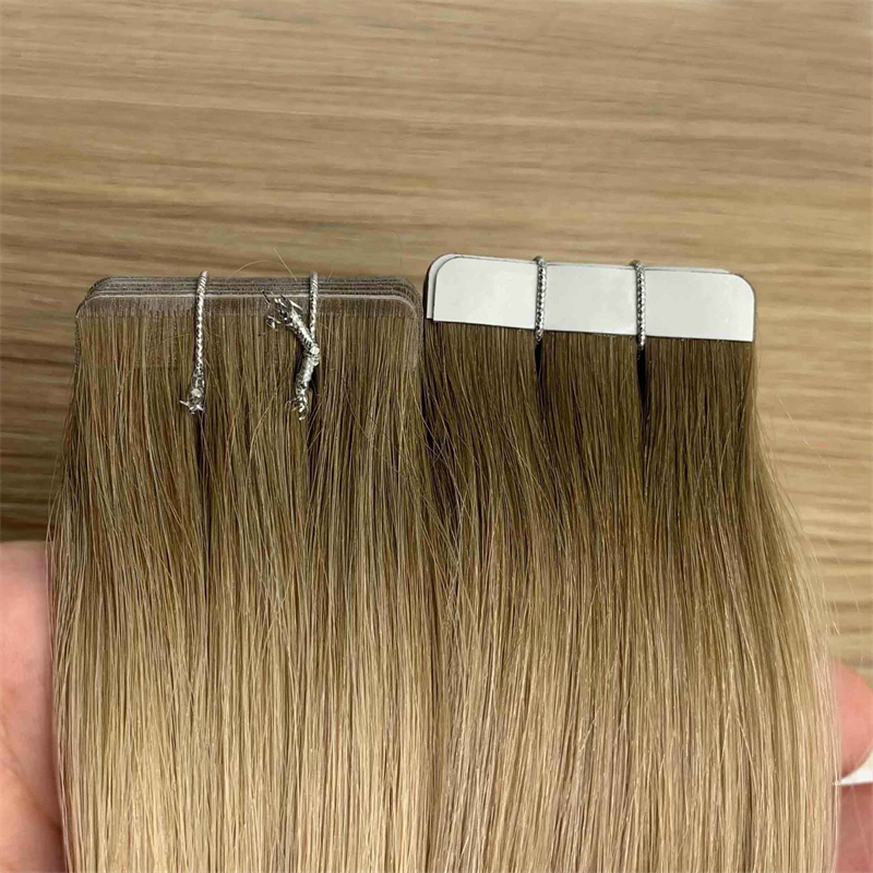 Fasimei Hair Extensions European Hair Invisible Tape in Seamless Human Hair Extension