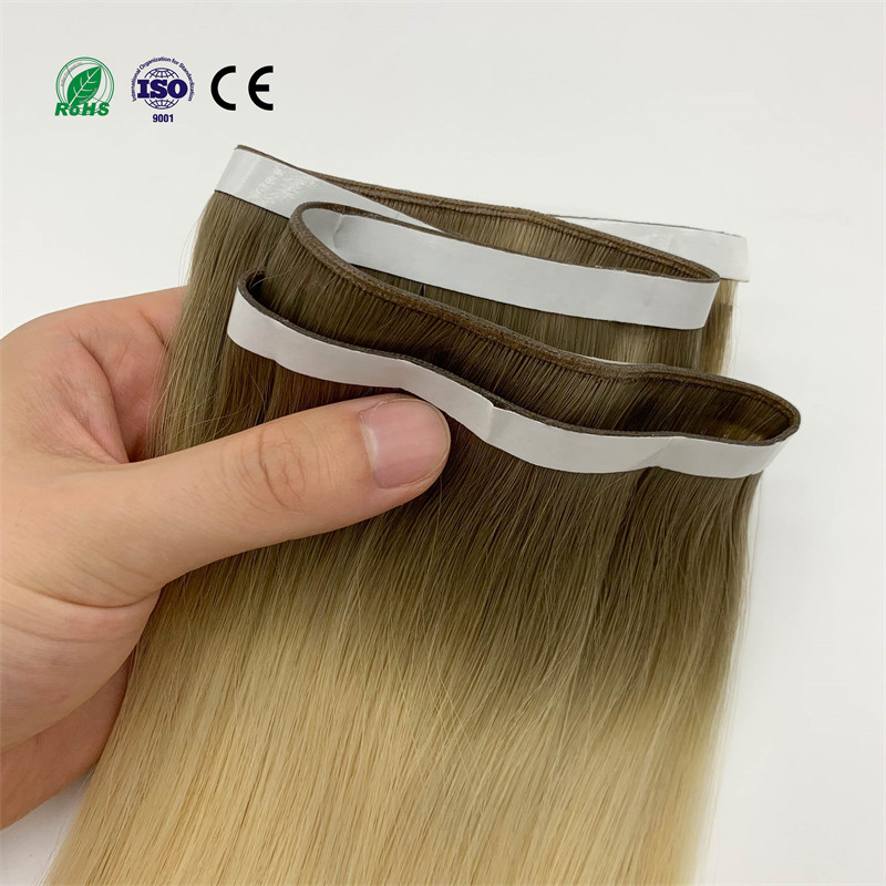 Fasimei Estensioni Capelli Umani con Weft a Nastro Invisibile G Brasiliani Europei Doppio Trazione Estensioni Capelli Lunghi con Weft a Nastro