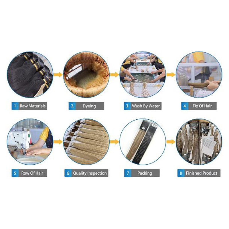How The Hair For Hair Extensions Are Processed