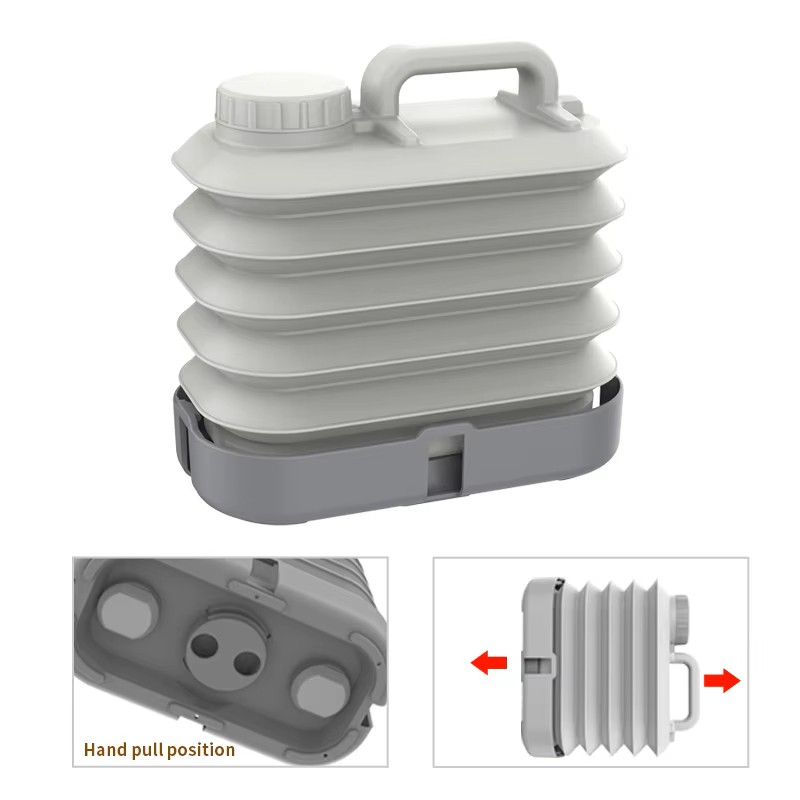 Portable 10L Foldable Water Tank Food Grade Folding Water Bucket Perfect for Outdoor Living Camping Pet Cleaning Plants Watering2.jpg