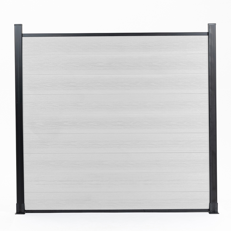 White WPC Privacy Fence Panel – Durable Outdoor Composite Fencing (New)