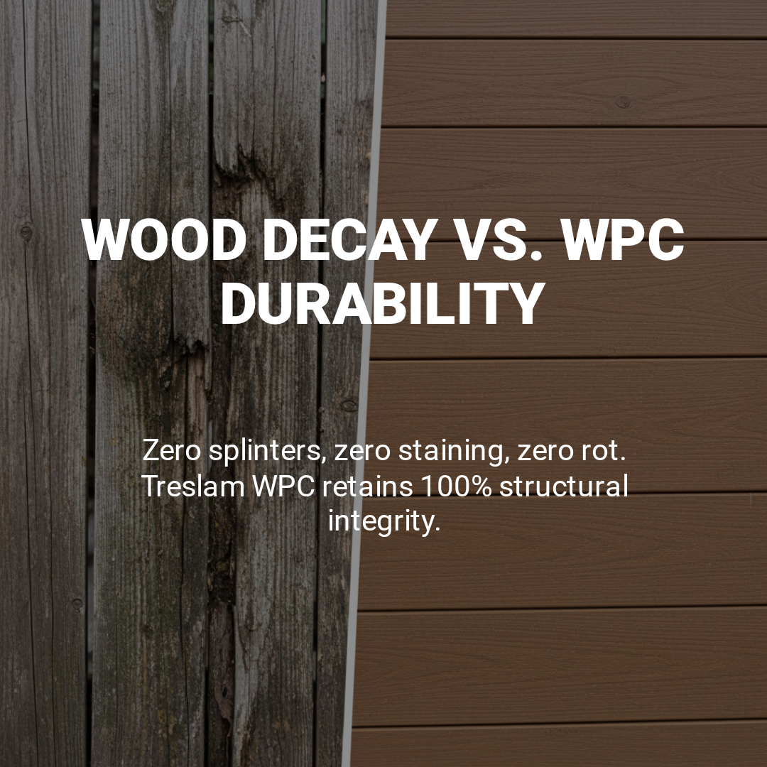 Why WPC Fencing Beats Wood and Metal | Durable, Rust-Free, Fade-Resistant | Treslam