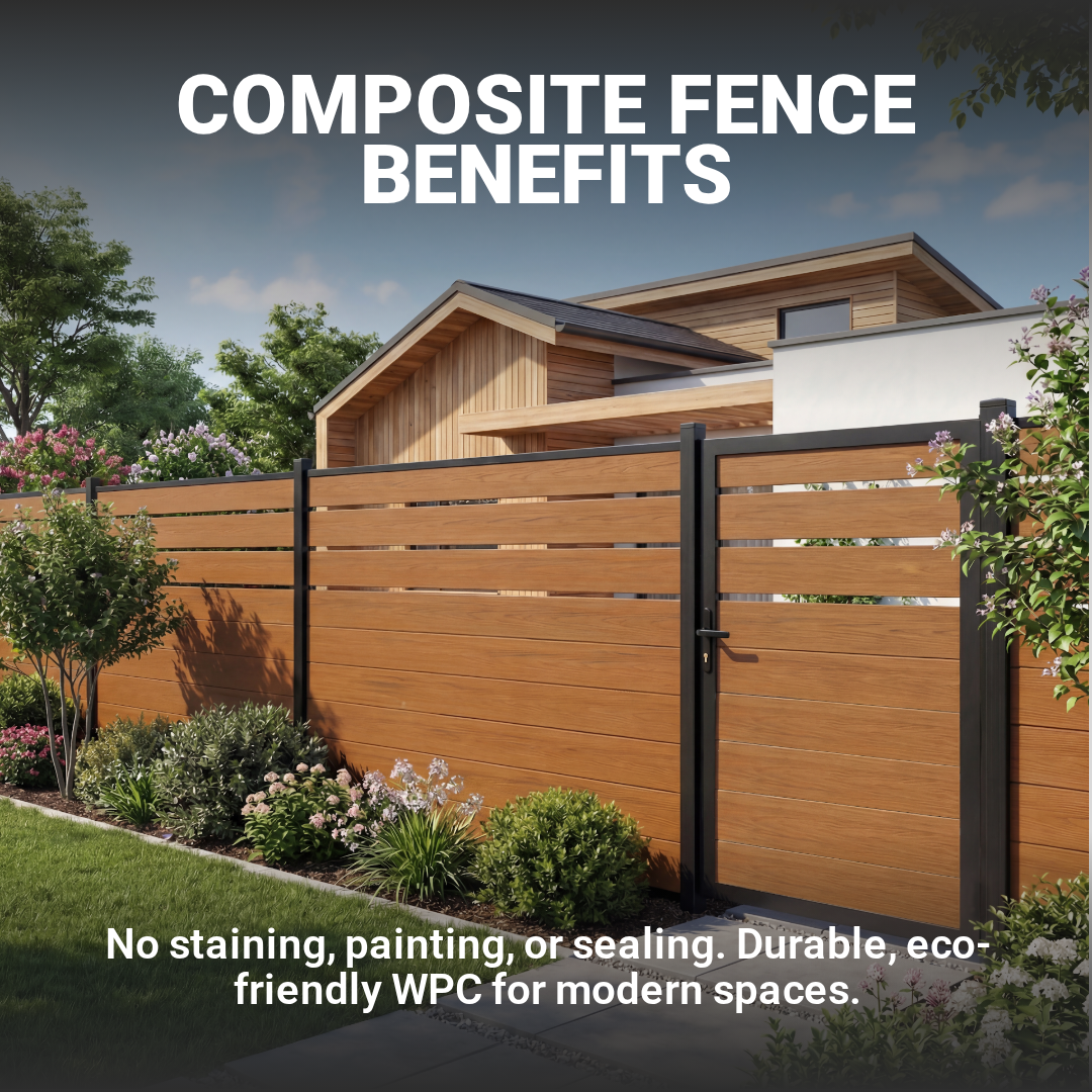 Výhody instalace kompozitního plotu