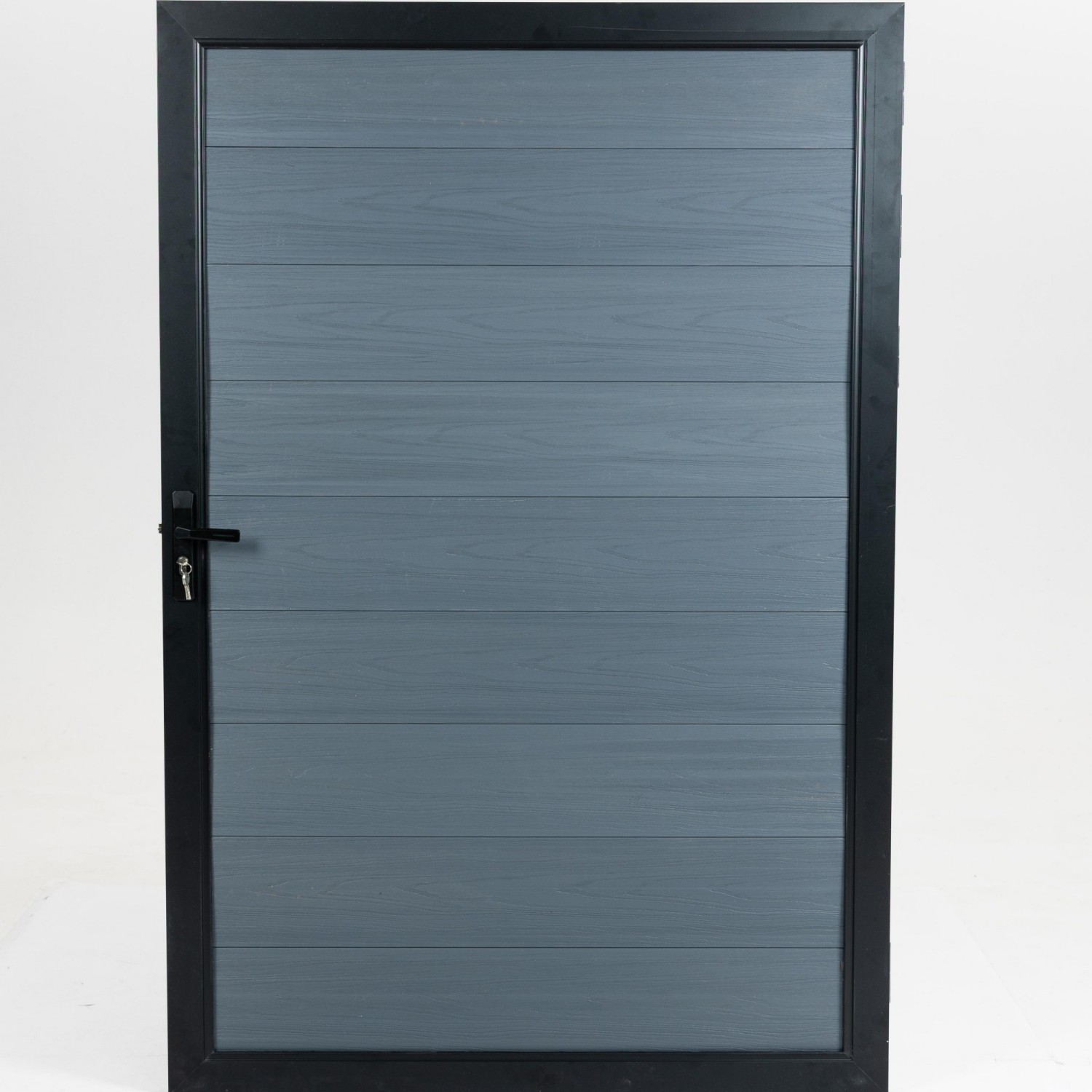 WPC Single Gate – Light Grey Durable Composite Entry Gate with Silent Opening