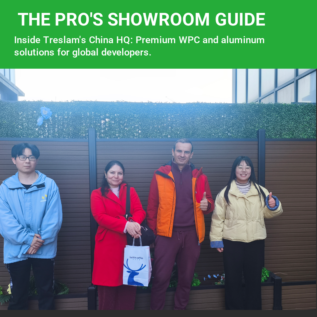 Visita internazionale del cliente presso lo showroom Treslam di Hangzhou, Cina