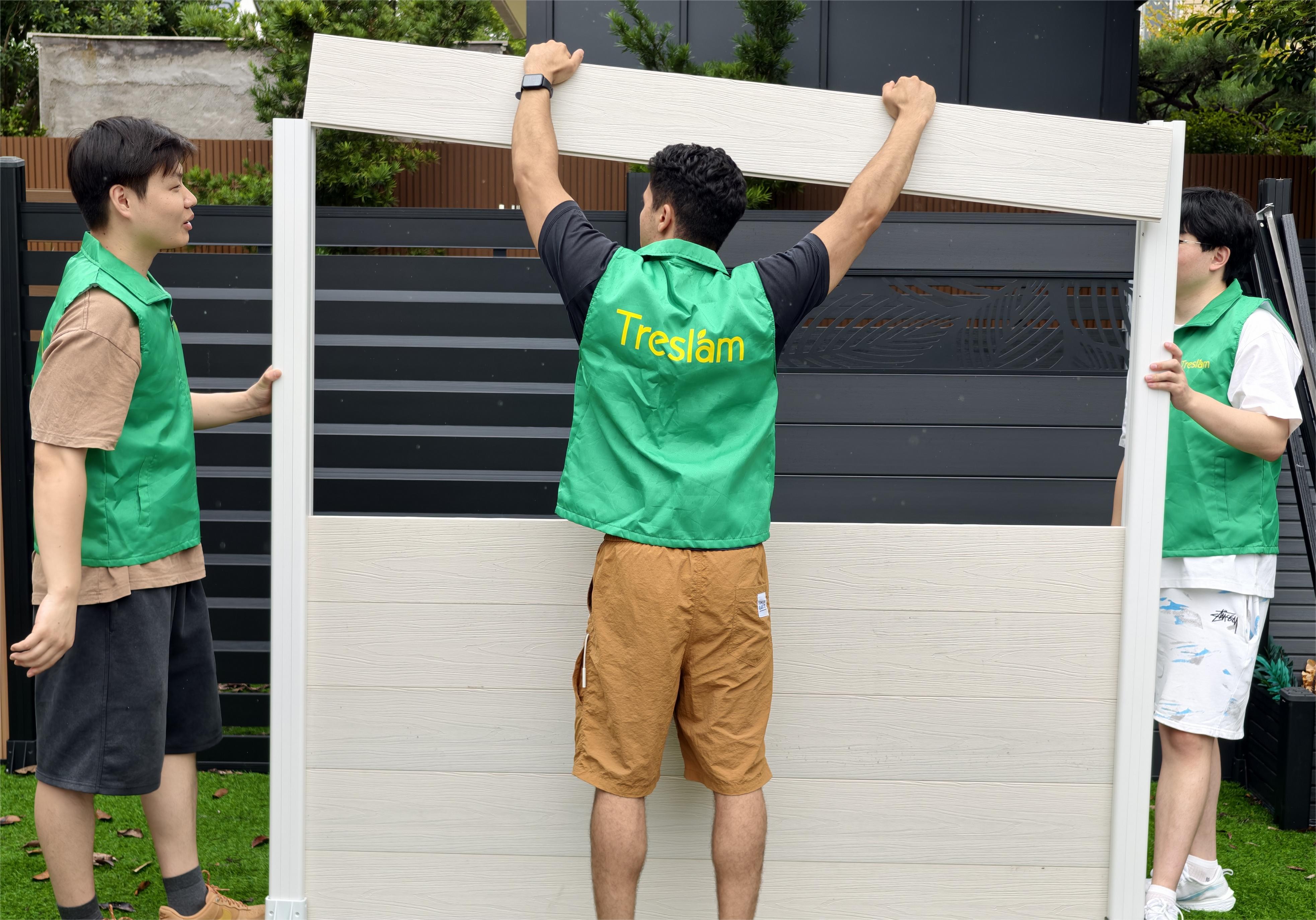 Introducing the New White WPC Fence from Treslam