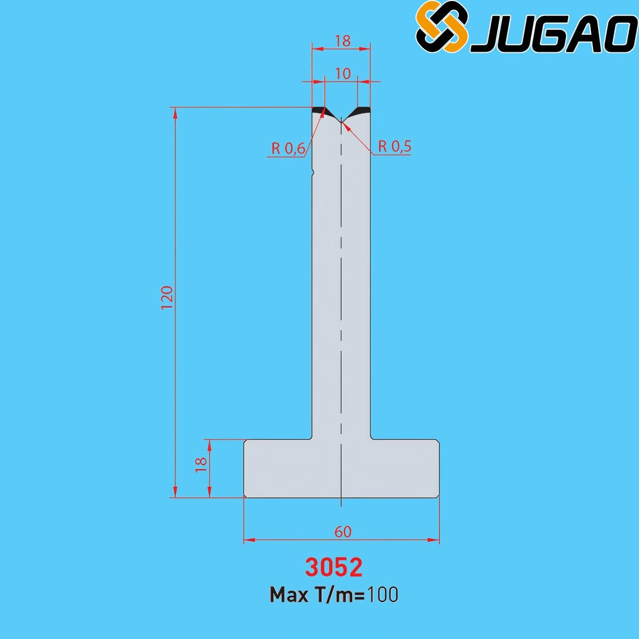3052 AMADA-PROMECAM 1V Die