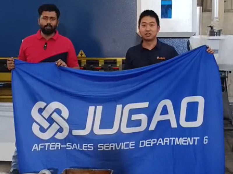 JUGAO Successfully Completes CNC Equipment Delivery and Technical Services in Kuwait, Receives High Customer Praise
