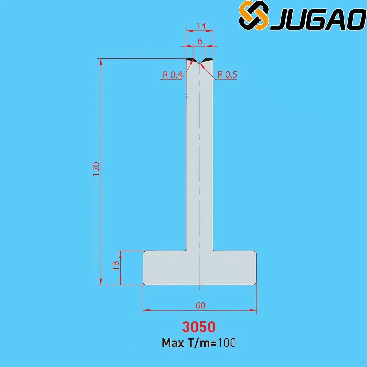 3050 AMADA-PROMECAM 1V Die