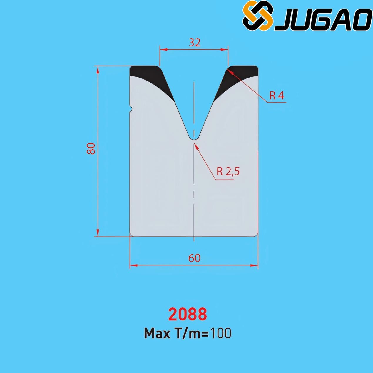 2088 AMADA-PROMECAM 1V štampavimo matrica