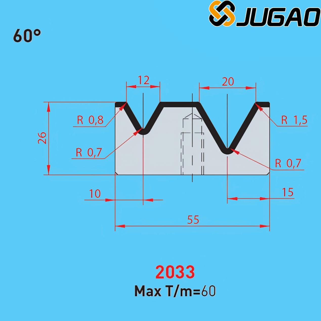 2033 AMADA-PROMECAM 2V Die