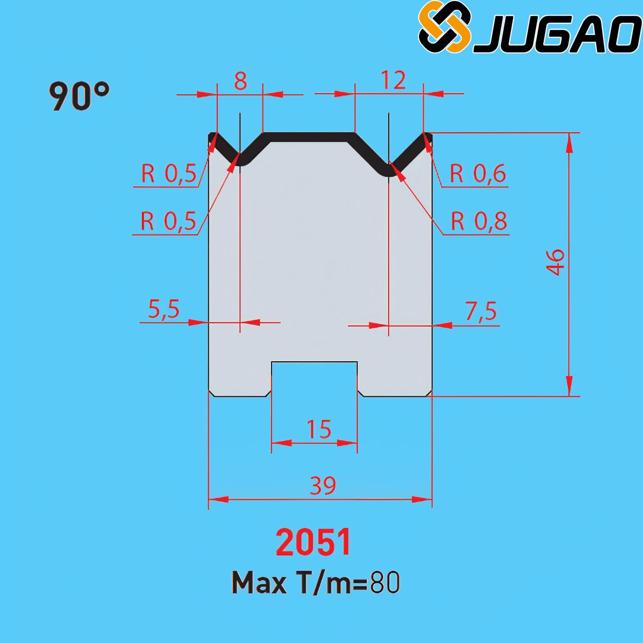 2051 AMADA-PROMECAM 2V Die