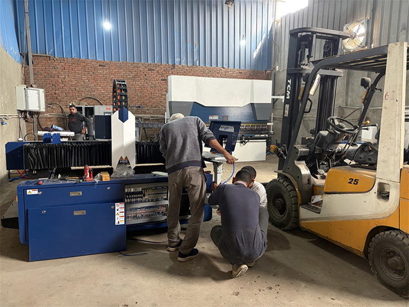 JUGAO heeft de installatie van precisieapparatuur en technische training in Caïro succesvol afgerond