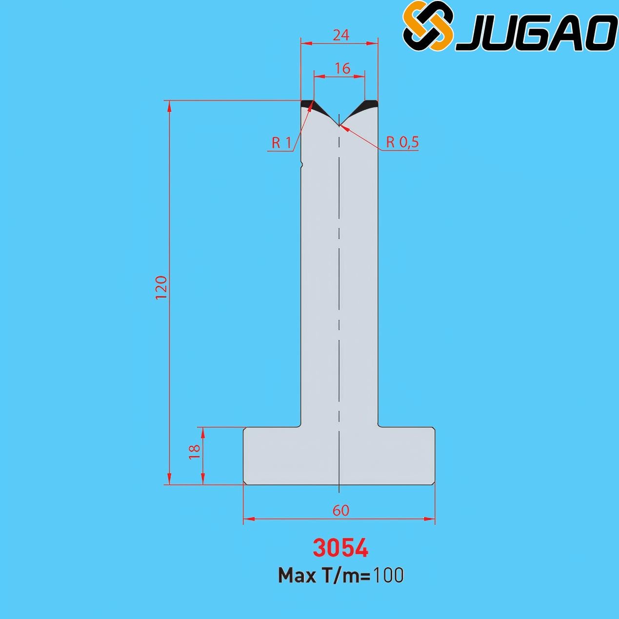 3054 AMADA-PROMECAM 1V Die