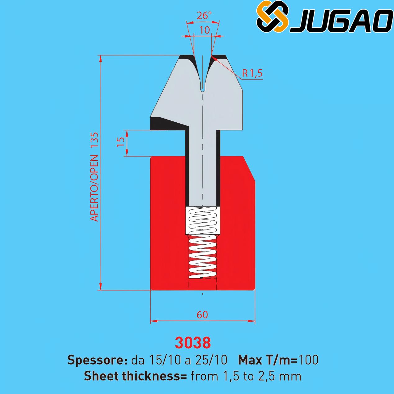 3038 AMADA-PROMECAM Hemming Die