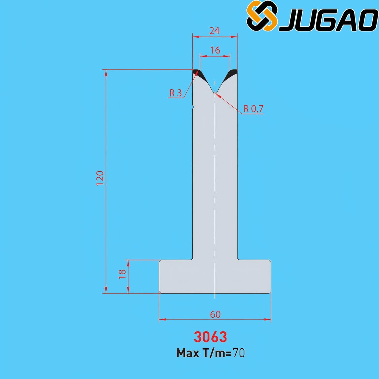3063 AMADA-PROMECAM 1V Die