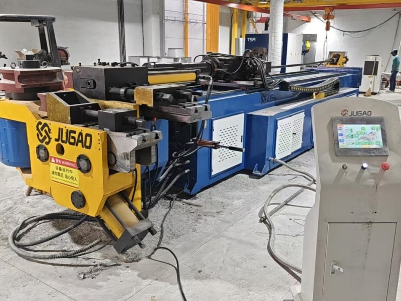 JUGAO After-Sales Team Arrives in Riyadh, Saudi Arabia; Pipe Bending Machine Installation and Training Successfully Completed, Receives High Praise from Customer