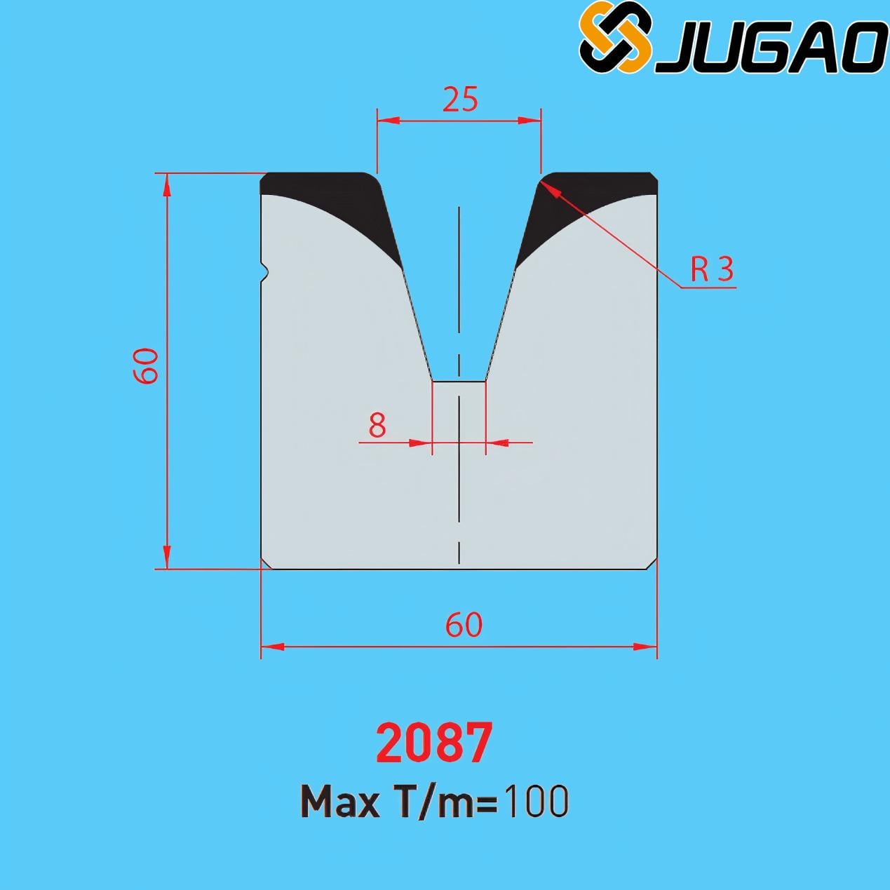 2087 AMADA-PROMECAM 1V štampavimo matrica