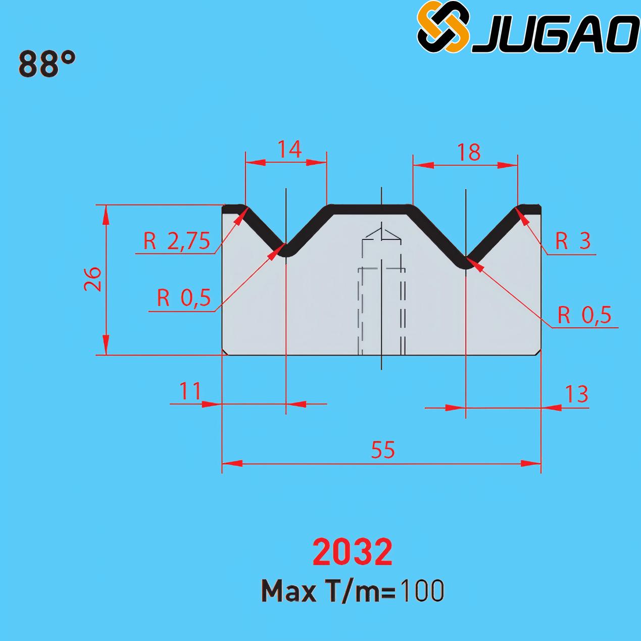 2032 AMADA-PROMECAM 2V Die