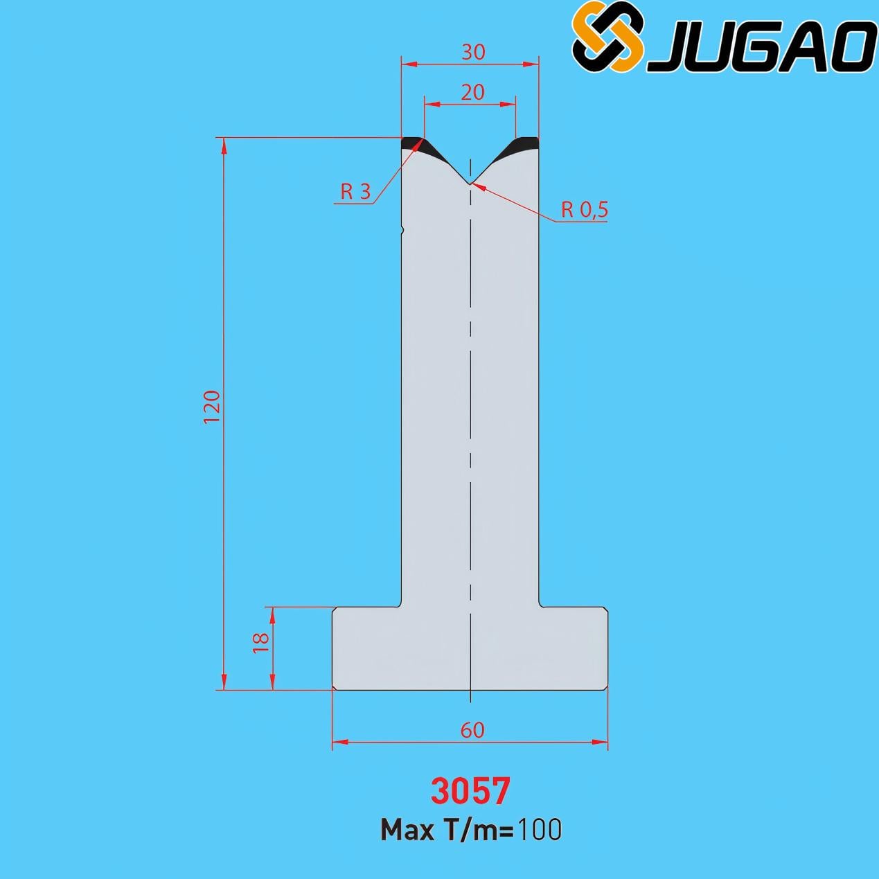 3057 AMADA-PROMECAM 1V Die