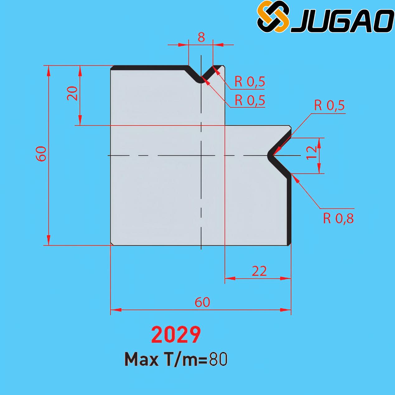 2029 AMADA-PROMECAM 2V Die