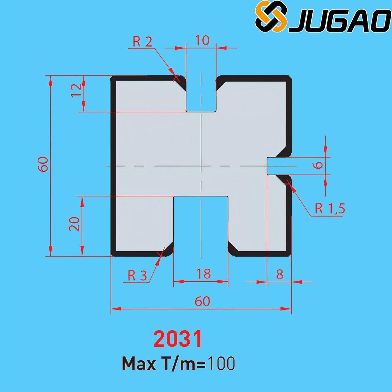 2031 AMADA-PROMECAM 3V Die