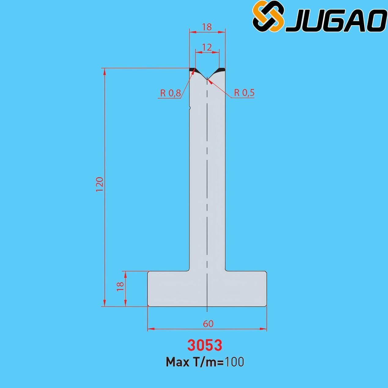 3053 AMADA-PROMECAM 1V Die