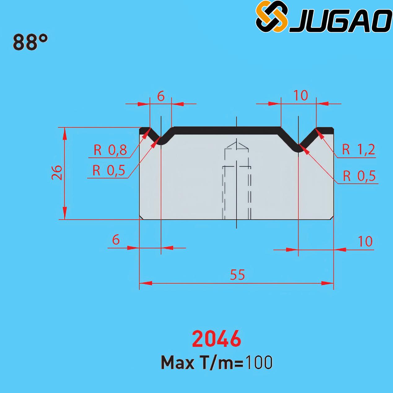 2046 AMADA-PROMECAM 2V Die