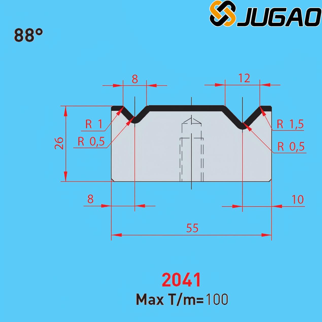 2041 AMADA-PROMECAM 2V Die