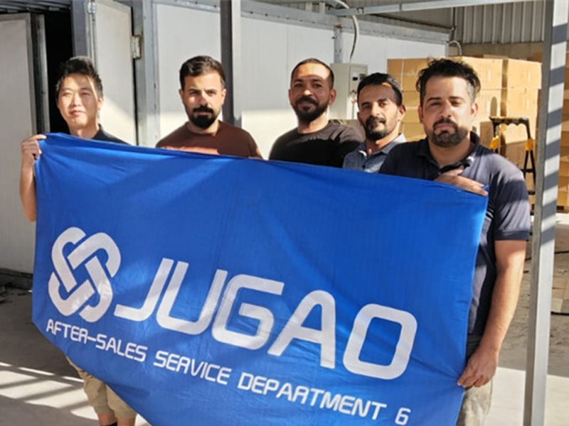 JUGAO-Team nimmt modernste Spritzkabine in Basra erfolgreich in Betrieb und erhält hohe Anerkennung vom Kunden