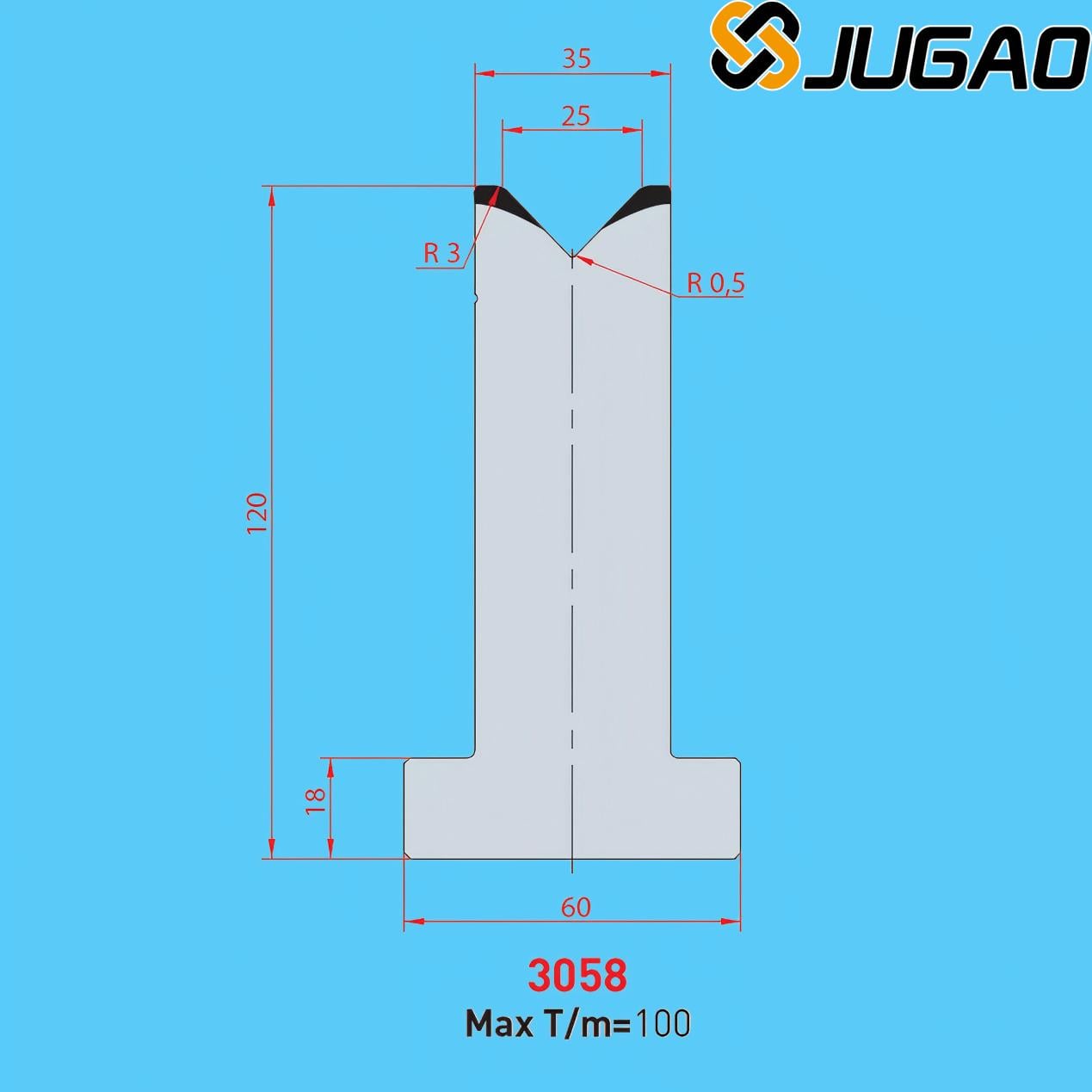 3058 AMADA-PROMECAM 1V Die