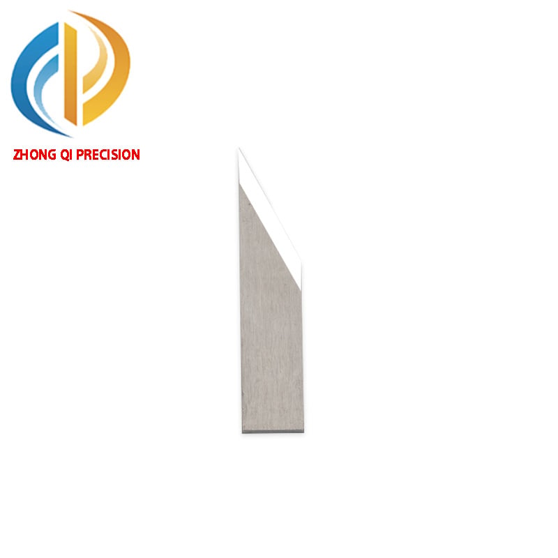 ZHONG QI High Hardness Pure Tungsten Steel Cutting Blade 12mm Finished Grinding Surface High Efficiency for EVA Spongeplastic