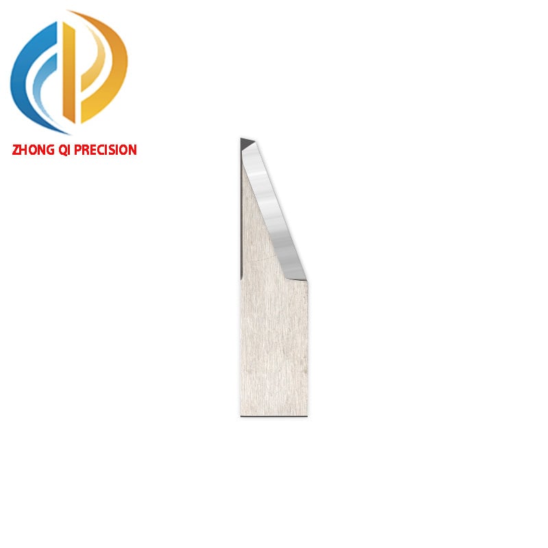 ZHONG QI Tungsten Steel Swing Blade 25x6x0.8mm 13mm Length High Hardness Super Wear-Resistant for CNC Cutting Machines Cutting